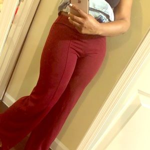 Knit  Wide Leg Dress Pants!